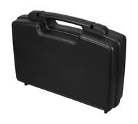 DEEPCRAFF Boîte à Outils Portable en Plastique Noir, Protection Les Chocs | Organisation avec Plusieurs Compartiments, Usage Maison et Voyage, pour Professionnels et Bricoleurs
