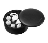 DEEPCRAFF Bouchons D'oreilles Natation en Silicone, Bouchons D'oreilles de Nageurs, Réutilisables, du Bruit, Blanc, pour Baignade et Adultes/ados