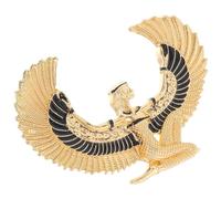 DEEPCRAFF Broche de costume Épingles Déesse Égyptienne Unique Pour Femmes Broche Décorative Pour Sac Chapeau Manteau Alliage de Zinc Décoration Vintage Pour Fête Et Vacances