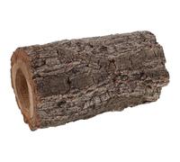DEEPCRAFF Cachette Naturelle pour Reptiles en Bois Marron, Abri Réaliste Forme Tronc d'arbre Creux, Refuge pour Terrarium et Tortue, Cachette Stylée pour Dragon Barbu et Araignée