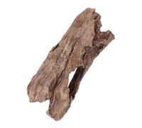 DEEPCRAFF Cachette pour Amphibiens et Poissons Betta en Résine Marron, Design Tronc d'arbre Creux Réaliste, Accès Pratique et Résistance à l'usure pour Vivarium et Aquarium