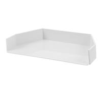 DEEPCRAFF Capuchon Anti-fuite Pvc D'extrémité de Gouttière en Conduit Blanc, Accessoire D'eau Finition sans Joint Extérieur pour Gouttières