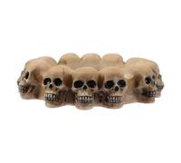 DEEPCRAFF Cendrier Décoratif de Crâne en Résine pour Célébration Halloween | Décoratif, Style Sombre Vintage, Usage Maison et Fête, Résine Résistante, Objet Ornemental