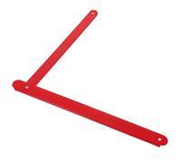 DEEPCRAFF Charnière de Réparation D'échelle en Alliage D'aluminium Rouge, Articulation Pliable pour Échelle de Grenier Structure en A, Facile à Stocker et Expérience Sécurisée
