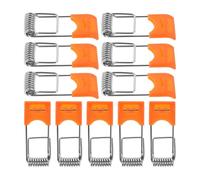 DEEPCRAFF Clips de support de lampe LED encastrables, pince à ressort, 50 pièces, plastique et métal, installation facile, 4,2 x 1,7 x 0,6 cm, pour chambres