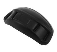 DEEPCRAFF Coussinet de Mentonnière Protection Mâchoire Forme et Évacuation de L'humidité en Pu Noir Accessoire de Remplacement pour Casque de Football et Hockey Glace