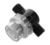 DEEPCRAFF Crépine D’Aspiration pour Pompe à Eau en Ligne 20mm, 50 Mesh | Laiton et Acier Inoxydable, Installation Horizontale ou Verticale, Vissage sans Outil, Réduit les Obstructions