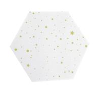 DEEPCRAFF Décoration Murale Hexagonale en Feutre Blanc 11x19x22 Cm | Sticker Mural Hexagonal en Feutre, Tableau D'affichage, Maison
