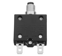 DEEPCRAFF Disjoncteur à Bouton Poussoir 15a Fer Protection Moteur et Réarmement Manuel pour Générateur Marin et Automobile 125-250v Ac 50v Dc