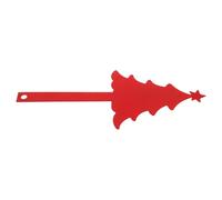 DEEPCRAFF Drapeau de Boîte aux Lettres en Fer Rouge, Décoration Créative | Usage pour Sapin de Noël et Boîte aux Lettres, Installation Rapide, Style Artistique Unique