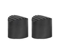 DEEPCRAFF Embouts en Caoutchouc Antidérapants Protection pour Escaliers Base Noire pour Pieds D'échelle, 2 Pièces, Résistants à L'usure