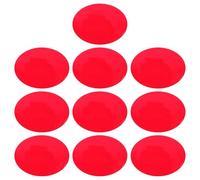 DEEPCRAFF Film de Correction de Couleur Rouge pour Lumières LED, 10pcs Léger et Portable en Pet, pour Ambiance Coucher de Soleil et Photographie Esthétique