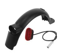 DEEPCRAFF Garde-Boue Arrière pour Scooter Électrique avec Crochet Plaque | ABS, Montage Stable de Plaque, Protection les Éclaboussures, Visibilité Accrue pour Usage Arrière