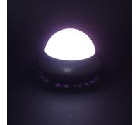 DEEPCRAFF Lampe Disco Sphérique Noire 3w Activation Sonore et Charge Usb, pour Soirées D'anniversaire et Fêtes Dansantes à Domicile