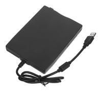 DEEPCRAFF Lecteur de Disquettes Externe Portable en Abs USB 2.0 Haute Vitesse avec Fermeture Éclair Souple et Design Compact Noir Compatible Ordinateur Portable