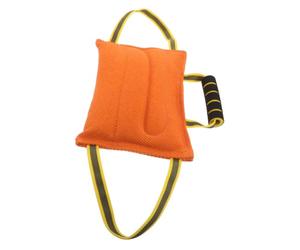 DEEPCRAFF Manchon de Morsure pour Chien Grosse Taille en Fibre-Coton, Équipement D'entraînement la Morsure avec Poignées Solides pour Exercices D'agilité en Milieu de Dressage