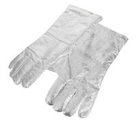 DEEPCRAFF Moufles Isolants en Aluminium pour Travail Industriel et Four | Protection Haute Température, Flexibilité Accrue, Tissu Léger, Usage Cuisson et Manutention, Argenté