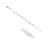 DEEPCRAFF Outil à Cérumen Forme Ronde en Acier Inoxydable Argenté, Nettoyeur D'oreilles Réutilisable, Résistant la Corrosion pour Usage Quotidien en Famille Voyage
