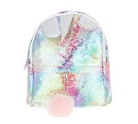 DEEPCRAFF Paquet à Dos Licorne à Paillettes Léger, pour Garçon et Filles | PU et Polyester, Fermeture à Glissière, Design Unique et Adorable, pour Sorties, Application Large
