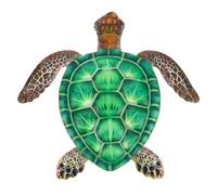 DEEPCRAFF Pendentif Tortue Mural en Fer Vert, Décoration Intérieure et