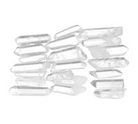 DEEPCRAFF Pierre Décorative Ensemble de 1 Pièce de 300g Hexagonale en Cristal Blanc Naturel pour Décoration Intérieure et Création de Bijoux pour Amateurs et Débutants