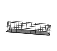 DEEPCRAFF Plateforme en Treillis Métallique pour Perroquet en Acier Inoxydable Noir, Résistance aux Intempéries et Structure Porteuse Solide pour Jardin ou Espace Vert Public