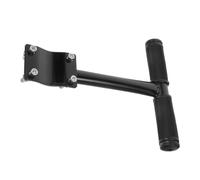 DEEPCRAFF Poignée de Selle Arrière pour Vélo Garçon et Filles en Acier Noir, Accoudoir Confortable et Facile à Installer, Adapté aux VTT et Vélos de Route pour Sécurité et Plusieurs Styles