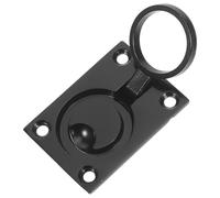 DEEPCRAFF Poignée Résistance Solide en Acier Inoxydable Noir Carrée et Prise en Main Confortable pour Trappe Marine Encastrée pour Meubles et Aménagements Nautiques
