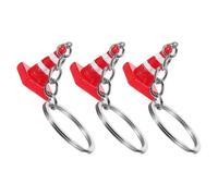 DEEPCRAFF Porte-clés en Alliage et Résine Lot de 3 Mini Cône de Signalisation Accessoires Élégants pour Organiser Plusieurs Clés pour Paquet à Main Portables