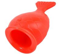 DEEPCRAFF Repulpeur de Lèvres Silicone Rouge Forme Poisson Souple et Élastique à Utiliser N'importe Quand N'importe Où pour Amis et Famille