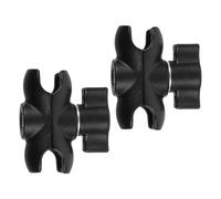 DEEPCRAFF Rotule de biellette de Connexion, bielle de tête, Support à Pince en Alliage d'aluminium, 2pcs, pour caméra d'action et Moto, Installation Facile, Fixation sûre en extérieur