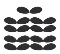 DEEPCRAFF Semelle Antidérapante Anti-usure 20 Pièces Talonnette Autocollante en Caoutchouc Noir Anti-bruit, 3mm, Lot pour Chaussures à Talons Hauts pour Chaussures et Bureaux