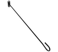 DEEPCRAFF Support de Fixation Mural en Fer Noir pour Boîte aux Lettres et Bannière de Jardin, Installation Facile et Rapide, Accessoire Décoratif Extérieur Robuste