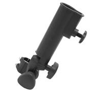 DEEPCRAFF Support de Parapluie Noir en Plastique Réglable pour Chariot de | Hauteur Ajustable, Angle Modulable, Poignée Arrondie, pour Paquet et Voiturettes, Rangement Facile