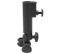 DEEPCRAFF Support de Parapluie Noir Réglable pour Chariot de Golf en | Installation Facile, Hauteur Ajustable, Rangement Simple, Poignée Arrondie, pour Chariots de Golf et Modèles Similaires