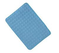 DEEPCRAFF Tapis Rafraîchissant D'été Chien et Chat, Bleu Ciel | Ice Silk et Coton, Léger et Respirant, Usage Voyage ou Sol, Surface Douce et Facile à Ranger