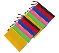 DEEPCRAFF Tissu Oxford Imperméable Trousse à Crayons et Stylos, Motif Football 12 Pièces, Trousse Scolaire, Fermeture Éclair, Rangement Sécurisé, pour Voyage et Bricolage DIY