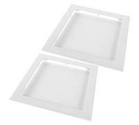 DEEPCRAFF Trappe de Visite Amovible en Plâtre pour Plafond Design Caché, Isolation Abs et Gestion des Câbles Électriques, Lot de 2 Pièces pour Camping