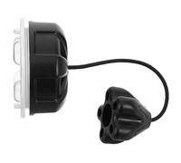 DEEPCRAFF Valve de Dégonflage D'échappement pour Smb, Valve de Purge du Parachute de Palier de Plongée, Plastique Noir, Soupape de Sécurité, Visibilité Renforcée, pour Équipement de