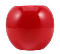 DEEPCRAFF Vase Décoratif en Céramique Rouge Sphérique, Design Moderne et Minimaliste, Facile à Nettoyer, pour Décoration Intérieure Salon ou Célébration du Nouvel an Lunaire
