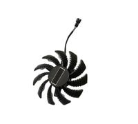 DEEPCRAFF Ventilateur Refroidissement Carte Graphique 2pin Abs Noir 75mm Haute Performance pour Fête Assemblage Informatique DIY