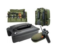 Deeper Quest Baitboat Nourriture WIFI GPS Sonar CHIRP+ 3 Sonde Incl. Sac à Dos