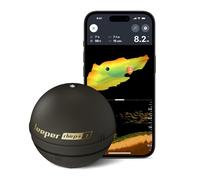 Sondeur De Pêche Sans Fil Avec Gps Et Création Carto 3d - Deeper - Chirp+3d - Noir Noir