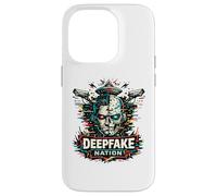 Deepfake Nation, système de Surveillance par Intelligence Artificielle et Cyberpunk Coque pour iPhone 14 Pro