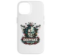 Deepfake Nation, système de Surveillance par Intelligence Artificielle et Cyberpunk Coque pour iPhone 14