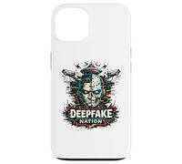 Deepfake Nation, système de Surveillance par Intelligence Artificielle et Cyberpunk Coque pour iPhone 13