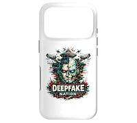 Deepfake Nation, système de Surveillance par Intelligence Artificielle et Cyberpunk Coque pour iPhone 17 Pro
