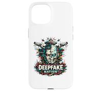 Deepfake Nation, système de Surveillance par Intelligence Artificielle et Cyberpunk Coque pour iPhone 15