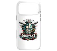 Deepfake Nation, système de Surveillance par Intelligence Artificielle et Cyberpunk Coque pour iPhone 17 Pro Max