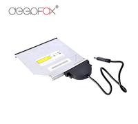 DeepFox USB 2.0 SATA câble lecteur CD/DVD-ROM câble adaptateur de pilote optique pour PC portable ordinateur portable USB 2.0
